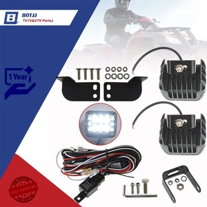 For POLARIS RANGER 570 900 XP REVERSE REAR BACKUP 60W LED LIGHT BAR Bracket+Wire - Picture 1 of 6