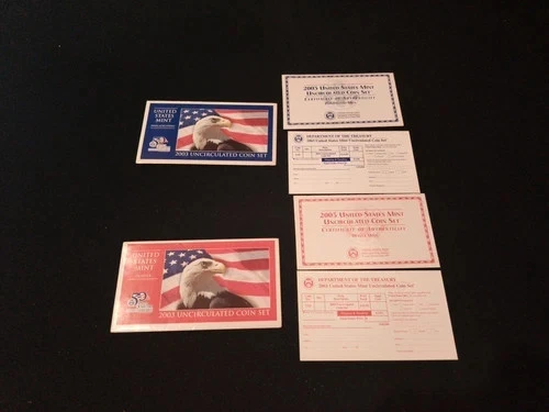 2003 DENVER AND PHILADELPHIA U.S. Mint Uncirculated Coin set - Image 1 of 1