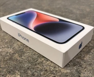 Apple iPhone 14 RETAIL BOX Red Blue 128GB - No Phone No Cables - Empty Box Only - Photo 1 sur 6