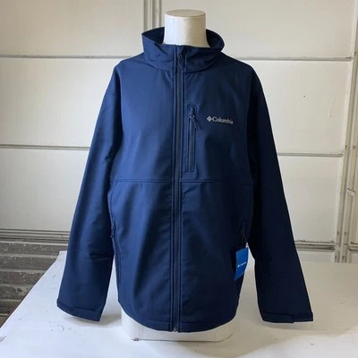 COLUMBIA Ascender Softshell Jacket Men's Size XXL Collegiate Navy - Image 1 of 4