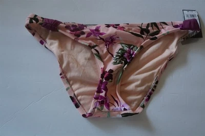 Mossimo Bikini Swim Bottom Cool Melon Floral Hipster Misses Size L - NWT - Image 1 of 2