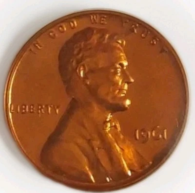 1961 P PROOF Lincoln Memorial Cent US Mint Pack Nice Eye Appeal Free Post  - Image 1 of 4