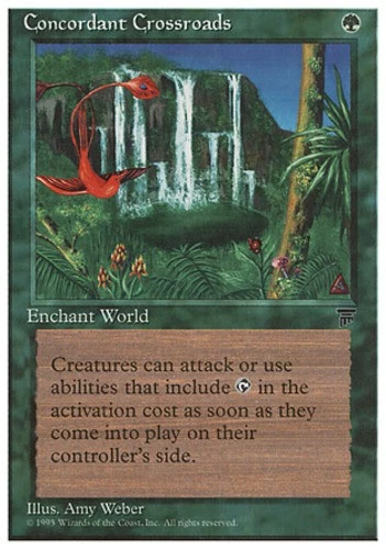 MTG Concordant Crossroads, Moderate Play, English Chronicles - Image 1 of 1