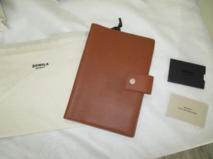 Shinola Journal Ipad Hülle Bourbon Echtleder mit Lasche USA Notizbuch 6x8,5" - Bild 1 von 3