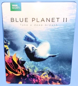 Blue Planet II 2 (DVD, 2018, SteelBook, 4K Ultra HD Blu-ray) 4 DISC Set - NICE - Picture 1 of 7