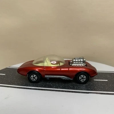 Matchbox Lesney Superfast SF-36 1971 Hot Rod Draguar Jaguar tipo E rojo 1:64 casi nuevo Foto 1 de 4