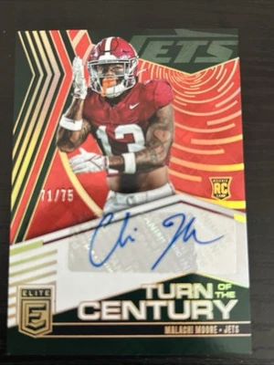 2025 Panini Malachi Moore Autograph Turn Of The Century /75 - Image 1 of 4