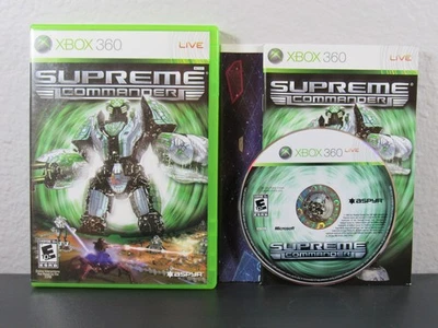 Supreme Commander (Microsoft Xbox 360, 2008) CIB - Image 1 of 3