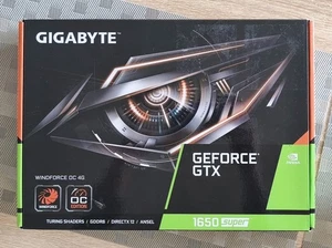 GIGABYTE GeForce GTX 1650 Super 4GB GDDR6 PCIe Grafikkarte (GV-N165SWF2OC-4GD) - Bild 1 von 7