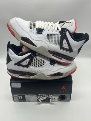 Talla 11 - Jordan 4 Retro Pale Citron, Bright Crimson 2019 Foto 1 de 4