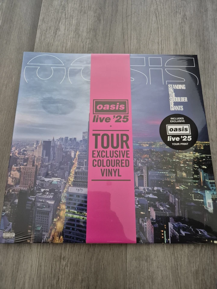OASIS Standing On The Shoulder Of Giants LIVE '25 tour exclusive coloured vinyl - Image 1 of 1