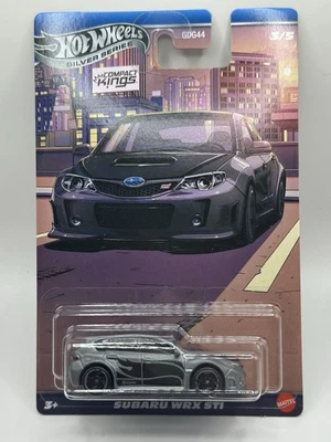 Coche diecast Hot Wheels Silver Series Compact Kings Subaru WRX STI- 1:64 Foto 1 de 4
