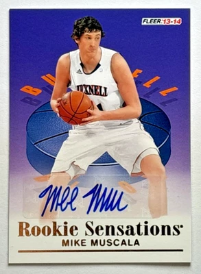 Mike Muscala 2013-14 Fleer Retro Rookie Sensations Autógrafo Bucknell Bison Foto 1 de 4