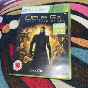 DEUS EX HUMAN REVOLUTION XBOX 360 BRAND NEW Sealed game sticker  - Picture 1 of 7