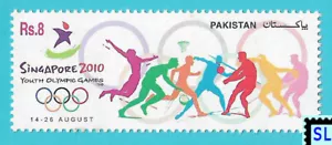 Pakistan Stamps 2010, Youth Olympic Game, Singapore, MNH - Picture 1 of 1