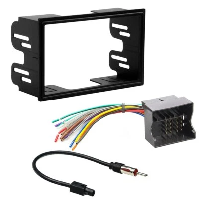 2 DIN Car Stereo Radio Install Kit & Wire Harness for 1999-2005 Volkswagen Jetta - Image 1 of 4