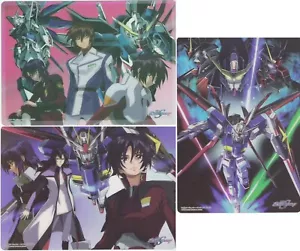 3 pcs medium pencil board Shitajiki Gundam Seed Destiny anime Shinn Athrun kira - Picture 1 of 4