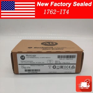 2023 NEW Allen-Bradley 1762-IT4 SER A MicroLogix Themocouple/mV Module 1762IT4 - Picture 1 of 6
