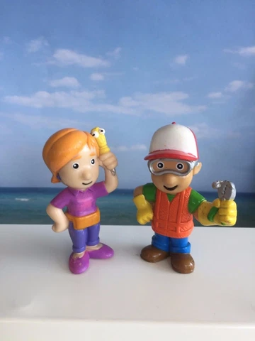 DISNEY  Handy Manny & KELLY PVC  FIGURES CAKE TOPPER Cover