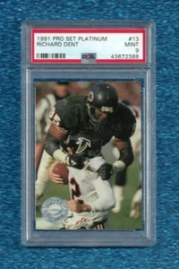 1991 Pro Set #13 Richard Dent PSA 9 como nuevo Pop 2 osos de corte - Imagen 1 de 1