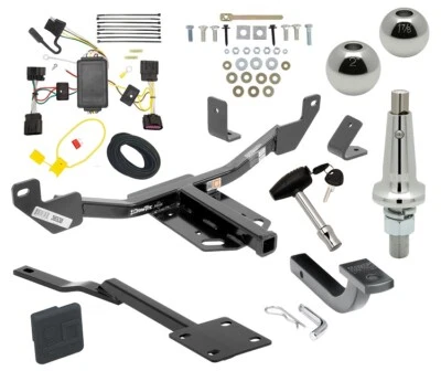 Enganche de remolque para Buick LaCrosse 10-16 con cableado 2" + cubierta de bloqueo de bola de 1-7/8" Foto 1 de 4