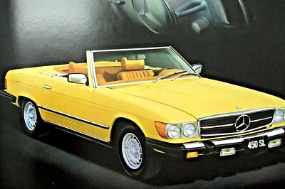 1976 mercedes 450sl 450slc 300d  owners sales brochure w107 w123 w116 - Image 1 of 4
