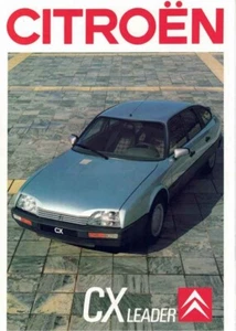 Katalog Prospekt Citroën CX Leader 10/1987 Frankreich - Bild 1 von 2