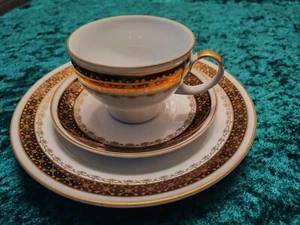Spezialporzellan Eisenberg(Jäger), Kaffeeset, Sammeltasse, 3 teilig, rar, top,W4 - Bild 1 von 6
