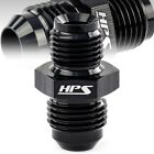 Hps An Male To Metric Adapter Fitting [Straight] [-6 To M20 X 1.5] (Black)