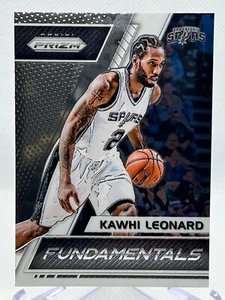 KAWHI LEONARD 2017-18 Panini Prizm Basketball #37 Fundamentals Insert - Picture 1 of 2