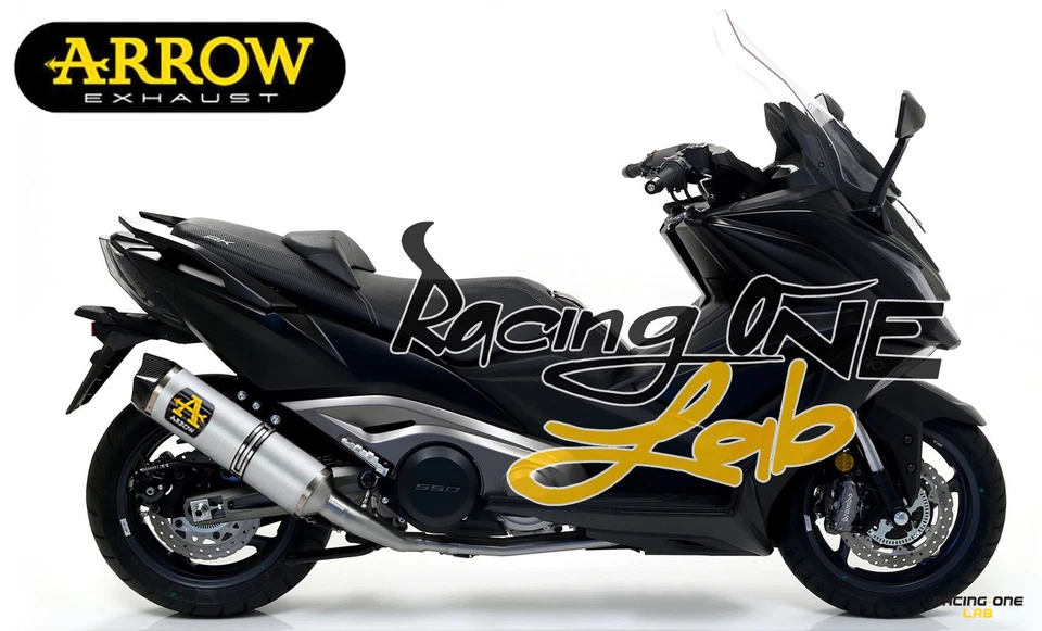 SCARICO COMPLETO ARROW CATALITICO ALLUMINIO KYMCO AK 550 17 20 EURO4 - Immagine 1 di 1