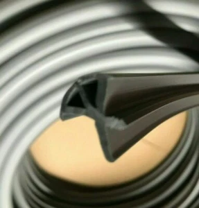 Perfil de puerta cubo de puerta plateado 1 m para construcción de muebles autocaravana caravana caravana - Imagen 1 de 8