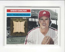 2012 Topps Archives Relics Steve Carlton BAT Phillies
