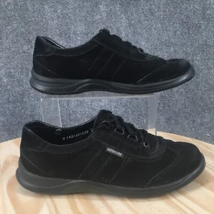 Mephisto Zapatos Mujer 8 Láser Informales Tenis Cuero Negro Con Cordones Parte Superior Baja - Imagen 1 de 17