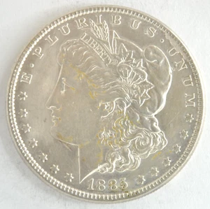 United States 1885 $1 Morgan 90% Silver Dollar Philadelphia Mint Coin - Picture 1 of 2