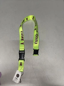 Los Angeles Angels Break Away Lanyard with Double Sided Logo Graphics Neon Green - Picture 1 of 2