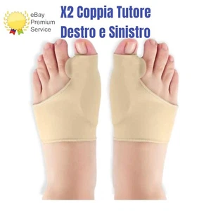 Correttore Alluce Coppia Tutore Alluce Valgo Separatore divaricatore Silicone - Foto 1 di 7