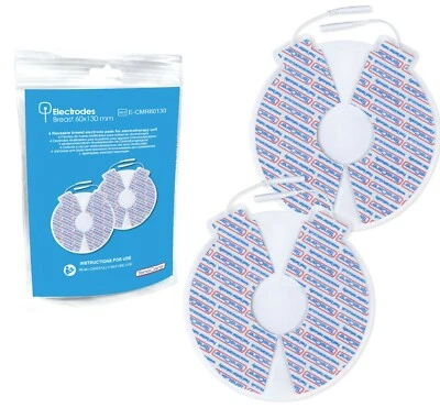4 Superior Reusable Breast Electrodes Pads for Lactation or Toning - TensCare - Image 1 of 2