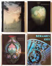 4 Vintage Rookwood Keramics Pottery Catalogs Illustrated Books — 1992-1993-1994