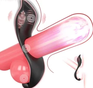 Vibrating Cock Ring Penis Vibrator G-Spot Clit Massager Couple Delay Men Sex Toy - Picture 1 of 6