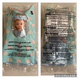 Bambola vintage 2004 Blue Fairy Wendy Madame Alexander McDonald’s occhi aperti nuova - Foto 1 di 4