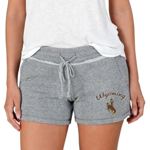 Wyoming Cowboys Concepts Sport Women's Mainstream Terry Shorts - Gray XL NWOT - Picture 1 of 1