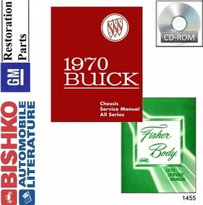 1970 Buick GS 455 Riviera Skylark Wildcat Shop Service Repair Manual CD OEM - Picture 1 of 1