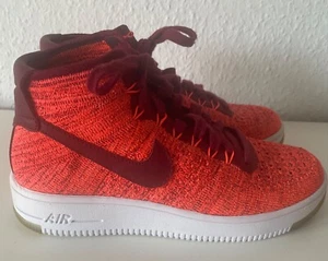 Nike Air Force 1 Mid Ultra Flyknit Orange Bordeaux  Gr.39 - Bild 1 von 6