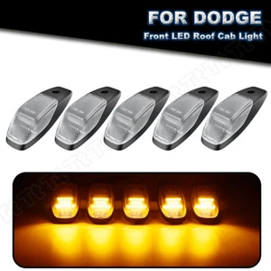 5pc LED Amber Front LED Cab Roof Running Lights for 2019-2024 Ram 2500 3500 4500 - Picture 1 of 12