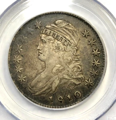 1810 Capped Bust Half Dollar 50C Graded XF40 by PCGS - Image 1 of 4