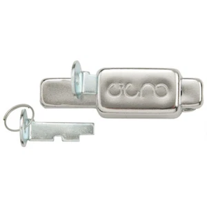 Schloss Radschloss Sprint am Heckwagen verchromt SCHWAN Diebstahlsicherung - Bild 1 von 1