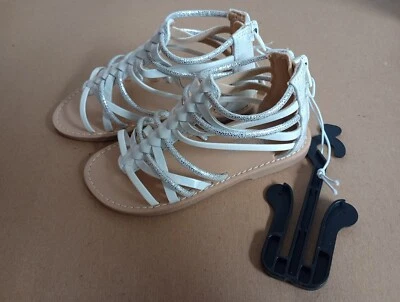 Falls Creek Layla Toddler Girl Sandals Size 10 Color White  - Image 1 of 4