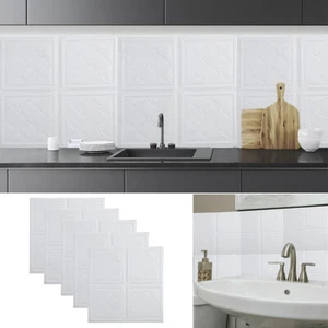 Large Soft Self-adhesive Tile Brick Wall Sticker Waterproof Foam Panel Wallpaper - Picture 1 of 11