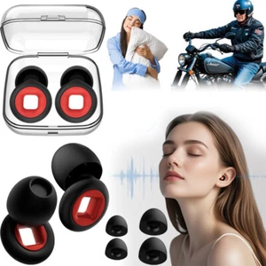 Tappi Orecchie US Moto Moto Tappi Orecchie Vento Sonno 27 Db Declino Vento Rumore - Foto 1 di 23